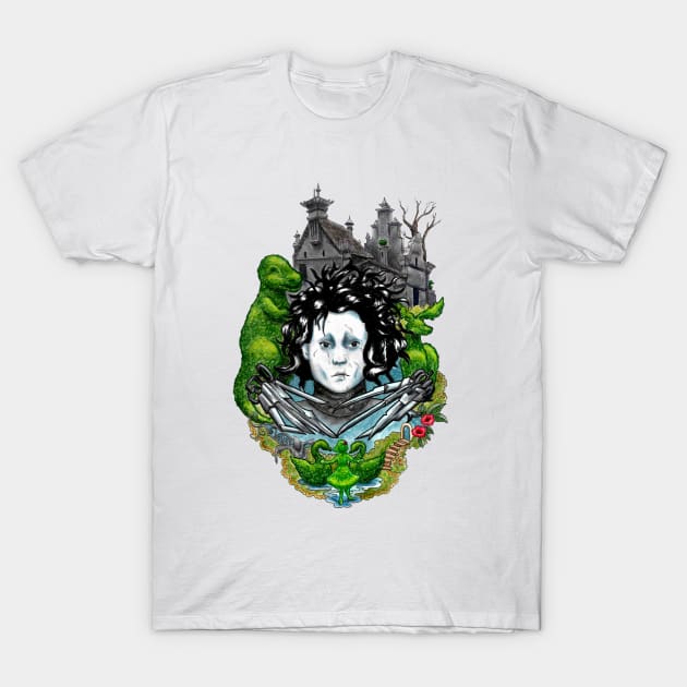 Scissorhands Fairy Tale T-Shirt by fehrti